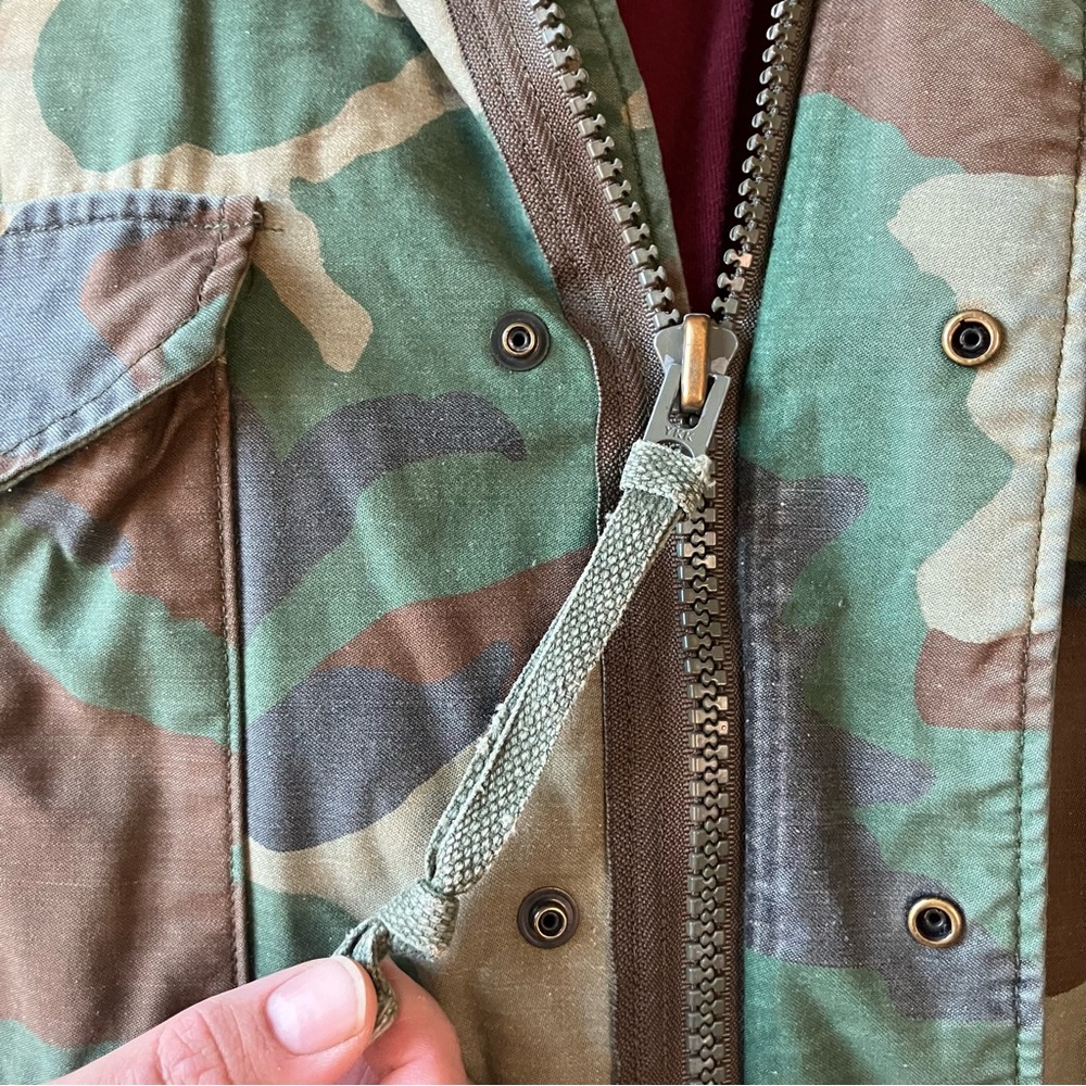 Military Surplus U.S. Army Short Size Camo Field Jacket - Picture 6 of 12